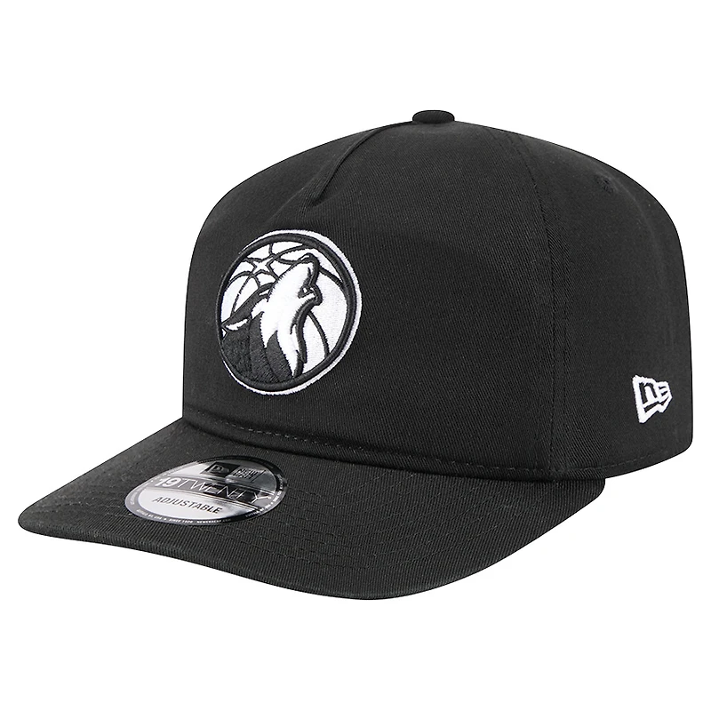 Men's New Era Black Minnesota Timberwolves 19TWENTY Adjustable Hat