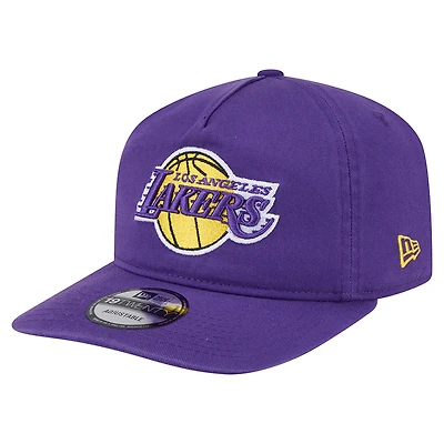 Men's New Era  Purple Los Angeles Lakers Cotton 19TWENTY Adjustable Hat