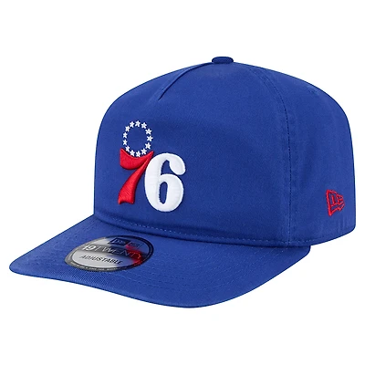 Men's New Era  Royal Philadelphia 76ers Cotton 19TWENTY Adjustable Hat
