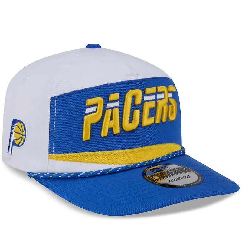 Men's New Era White/Blue Indiana Pacers 2025/26 City Edition 19TWENTY Adjustable Hat