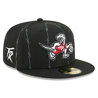 Men's New Era Black Toronto Raptors 2025/26 City Edition 59FIFTY Fitted Hat