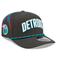 Men's New Era Black Detroit Pistons 2025/26 City Edition 9SEVENTY Adjustable Hat