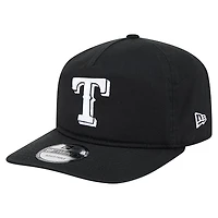 Men's New Era  Black/White Texas Rangers 19TWENTY Adjustable Hat