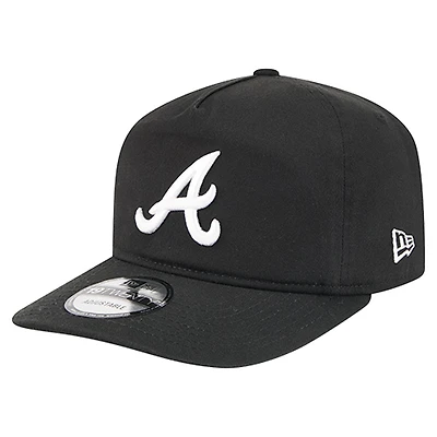 Men's New Era  Black/White Atlanta Braves 19TWENTY Adjustable Hat