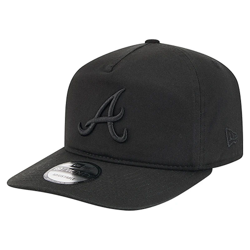 Men's New Era Black Atlanta Braves 19Twenty Adjustable Hat