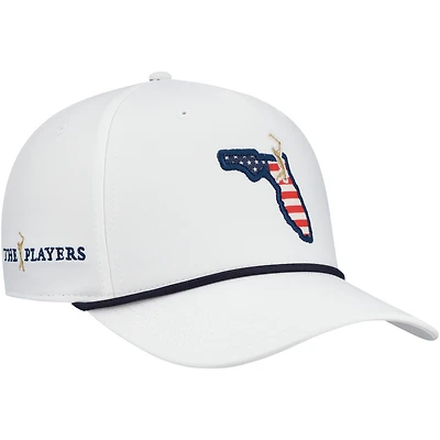 Men's Ahead  White THE PLAYERS Americana Alto Rope Adjustable Hat
