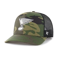 Men's '47  Camo St. Louis Blues Trucker Snapback Hat