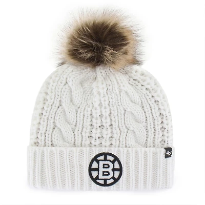 Women's '47 Cream Boston Bruins Meeko Cuffed Knit Hat