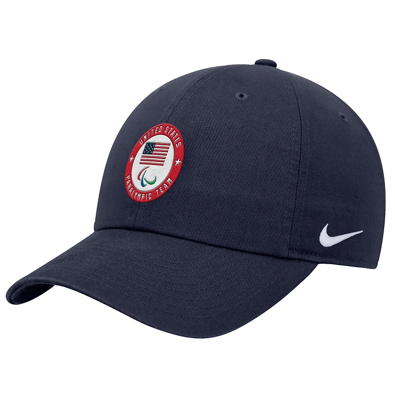 Men's Nike Navy U.S. Paralympics Club Adjustable Hat