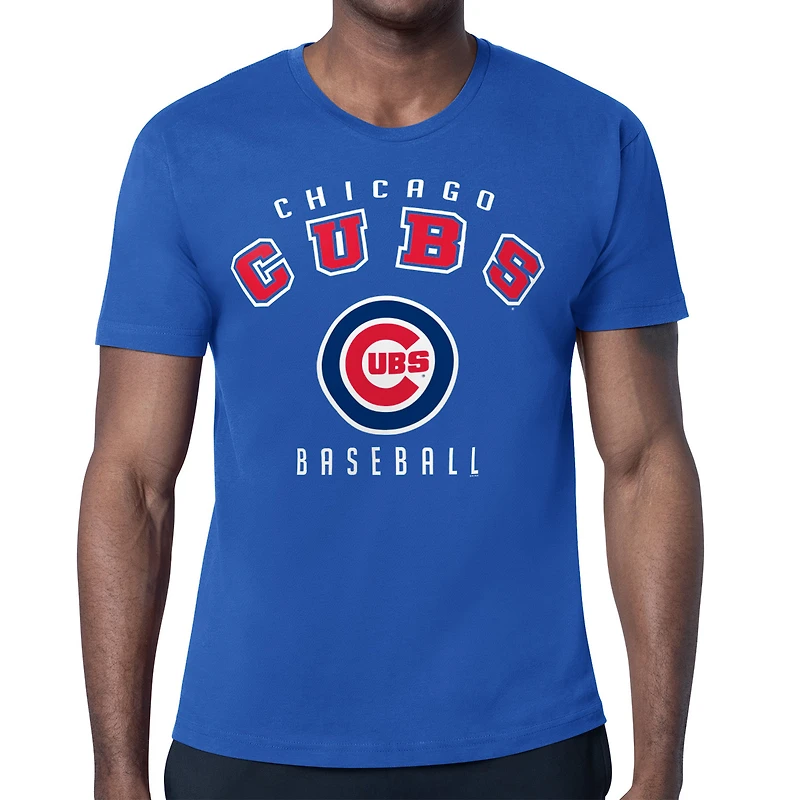 Men's Starter Royal Chicago Cubs Team Logo T-Shirt