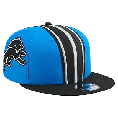 Men's New Era Blue Detroit Lions Helmet 9FIFTY Snapback Hat