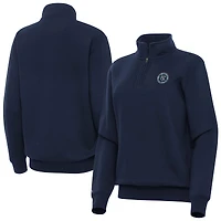Women's Antigua Navy New York City FC Victory Quarter-Zip Top