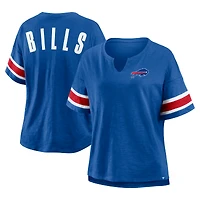 Women's Fanatics Royal Buffalo Bills Plus Redzone Notch Neck T-Shirt