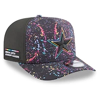 Men's New Era  Black Dallas Cowboys 2025 NFL Crucial Catch A-Frame 9FIFTY Snapback Hat
