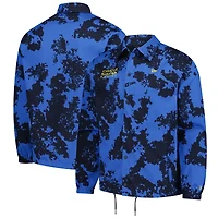Men's New Era Blue Red Bull Racing F1 Coaches Full-Snap Jacket