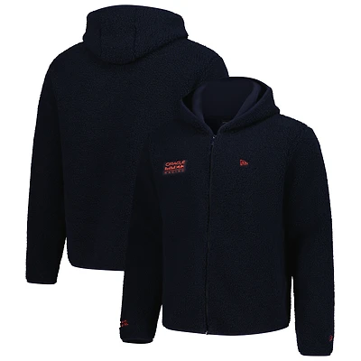 Men's New Era Navy Red Bull Racing Full-Zip Hoodie Jacket