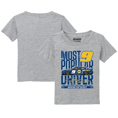 Toddler Hendrick Motorsports Team Collection Heather Gray Chase Elliott Car T-Shirt