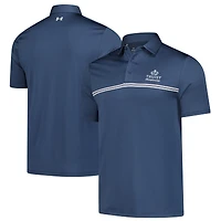 Men's Under Armour  Blue Truist Championship Performance Drive Chest Stripe Polo