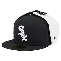 Men's New Era  Black Chicago White Sox Dog Ear Classic 59FIFTY Fitted Hat