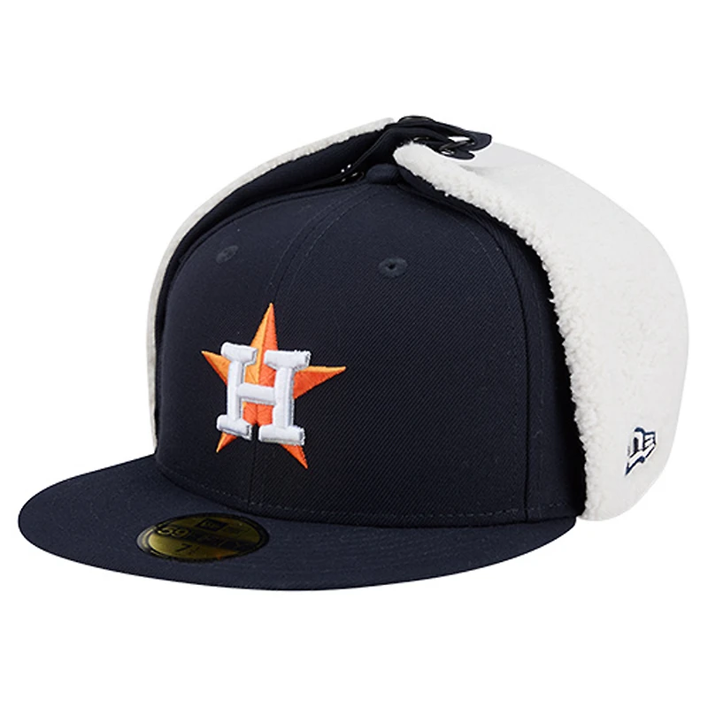 Men's New Era  Navy Houston Astros Dog Ear Classic 59FIFTY Fitted Hat
