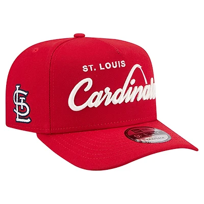 Men's New Era  Red St. Louis Cardinals Local Play A-Frame 9FIFTY Snapback Hat