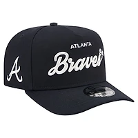 Men's New Era  Navy Atlanta Braves Local Play A-Frame 9FIFTY Snapback Hat