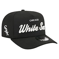 Men's New Era  Black Chicago White Sox Local Play A-Frame 9FIFTY Snapback Hat
