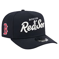 Men's New Era  Navy Boston Red Sox Local Play A-Frame 9FIFTY Snapback Hat
