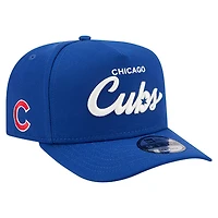 Men's New Era  Royal Chicago Cubs Local Play A-Frame 9FIFTY Snapback Hat