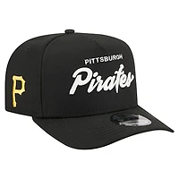 Men's New Era  Black Pittsburgh Pirates Local Play A-Frame 9FIFTY Snapback Hat