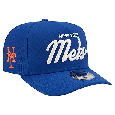 Men's New Era  Royal New York Mets Local Play A-Frame 9FIFTY Snapback Hat