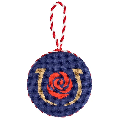 Smathers & Branson  Kentucky Derby Needlepoint Ornament