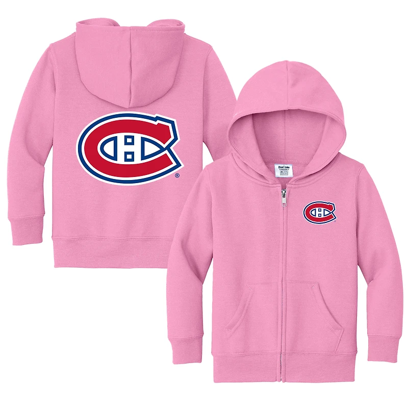 Toddler Chad & Jake Montreal Canadiens Logo Full-Zip Hoodie Jacket