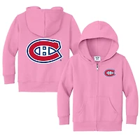 Toddler Chad & Jake Montreal Canadiens Logo Full-Zip Hoodie Jacket