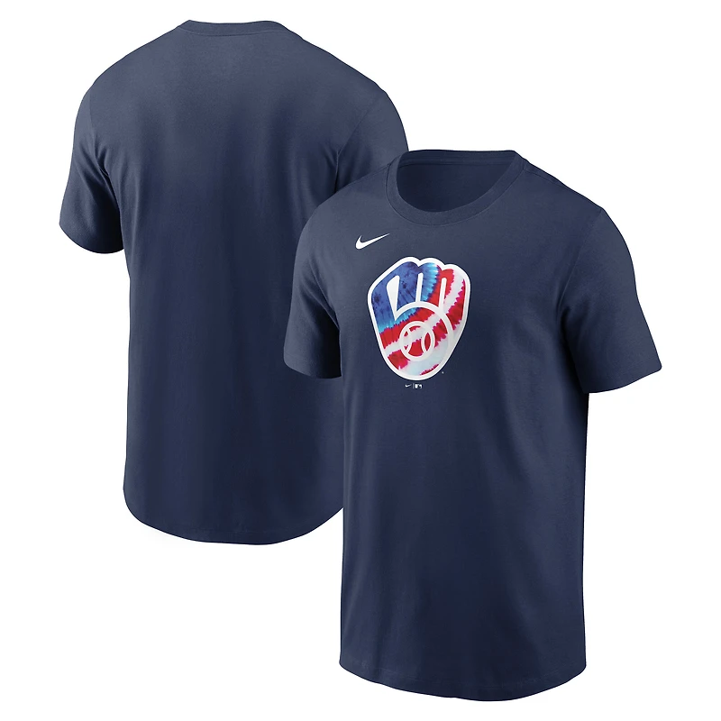 Men's Nike Navy Milwaukee Brewers Americana T-Shirt