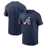 Men's Nike Navy Atlanta Braves Americana T-Shirt
