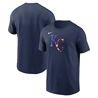 Men's Nike Navy Kansas City Royals Americana T-Shirt