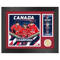 Highland Mint Canada 2025 4 Nations Face-Off Champions 13" x 16" Bronze Coin Ticket Photo Mint