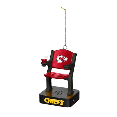 Kansas City Chiefs Stadium Seat Ornament with Sound