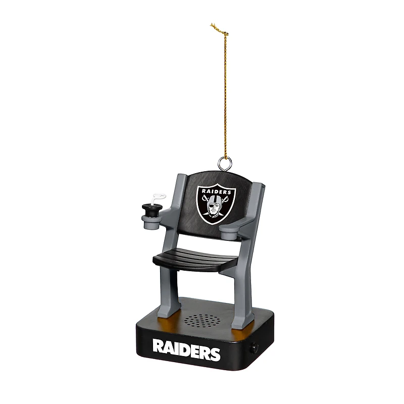 Las Vegas Raiders Stadium Seat Ornament with Sound