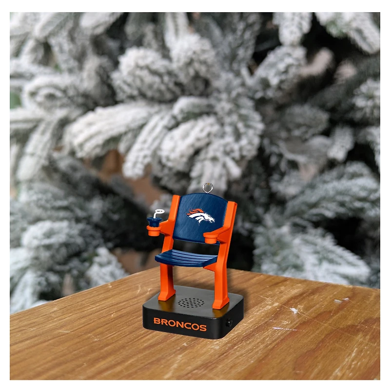 Denver Broncos Stadium Seat Ornament with Sound