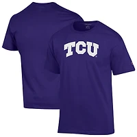 Men's Champion  Purple TCU Horned Frogs T-Shirt