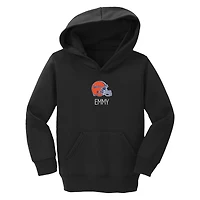 Toddler Chad & Jake  Black Florida Gators Helmet Personalized Pullover Hoodie