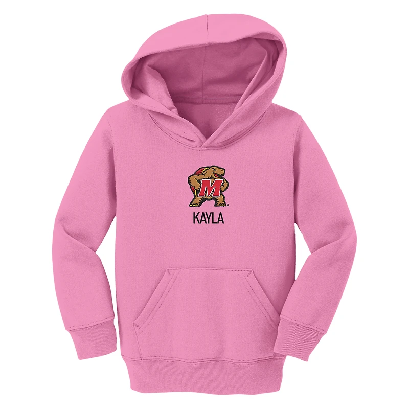 Toddler Chad & Jake Maryland Terrapins Mascot Personalized Pullover Hoodie