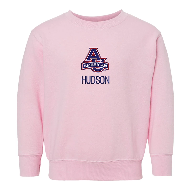 Toddler Chad & Jake American University Eagles Primary Logo Personalized Pullover Sweatshirt