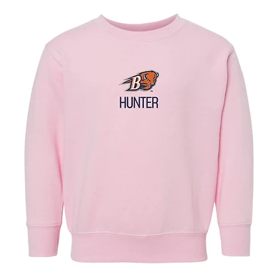 Toddler Chad & Jake Bucknell Bison Secondary Logo Personalized Pullover Sweatshirt