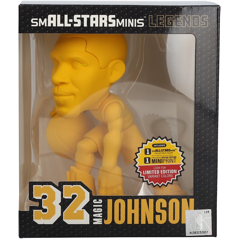 Magic Johnson Los Angeles Lakers smALL-STARS Minis Rare Solid Color Variant 6" Vinyl Figurine
