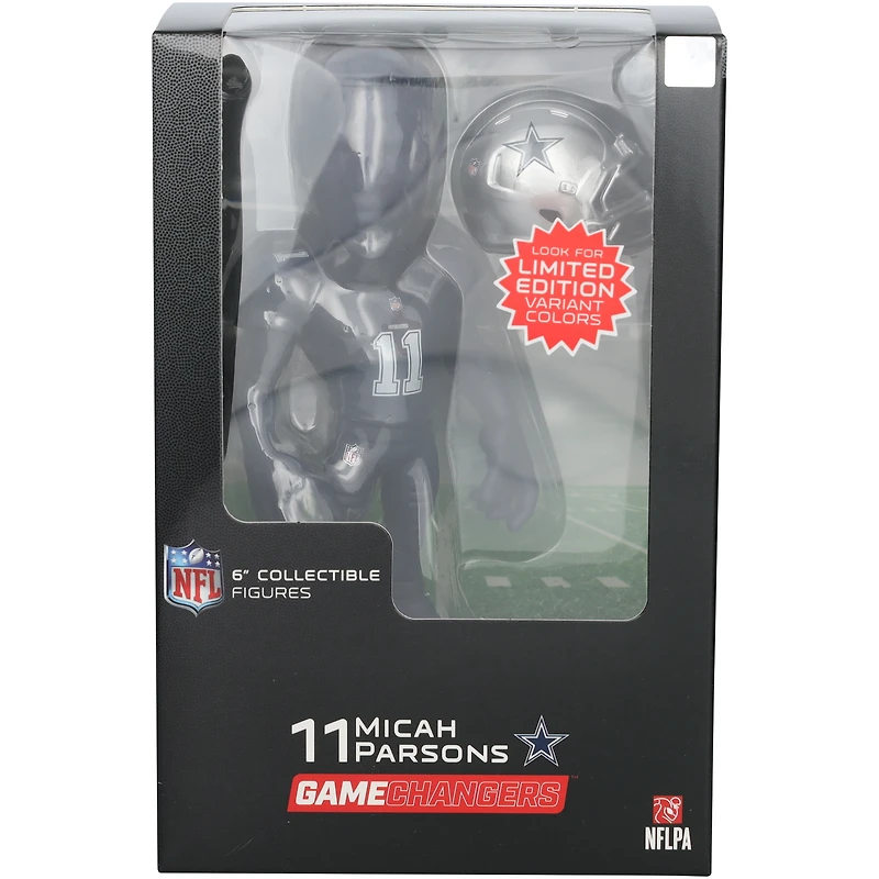 Micah Parsons Dallas Cowboys smALL-STARS Series 4 GameChangers Rare Solid Color Variant 6" Vinyl Figurine