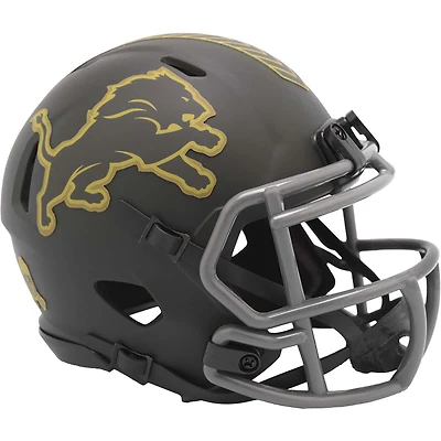 Detroit Lions Riddell 2025 Salute to Service Speed Mini Helmet