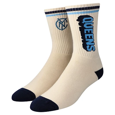 Unisex Only NY x NYCFC Natural Queens Five Boroughs Crew Socks